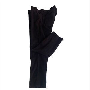 ANN DEMEULEMEESTER Black Felt Ankle High Trousers